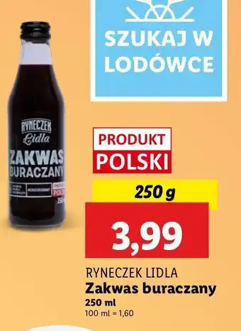 Lidl Zakwas buraczany Ryneczek lidla oferta