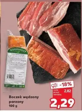 Kaufland Boczek wędzony parzony Goodvalley oferta