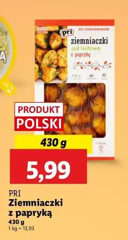 Lidl Ziemniaczki już gotowe z papryką Pri oferta