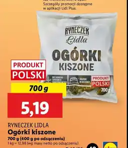 Lidl Ogórki kiszone Ryneczek lidla oferta