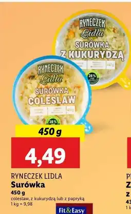 Lidl Surówka colesław Ryneczek lidla oferta