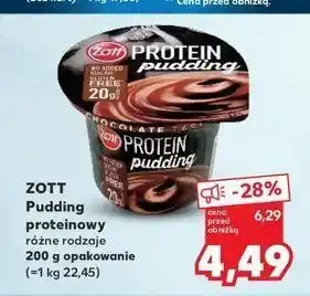 Kaufland Pudding czekoladowy Zott protein oferta