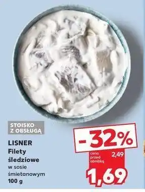 Kaufland Filety śledziowe w sosie śmietanowym Lisner oferta