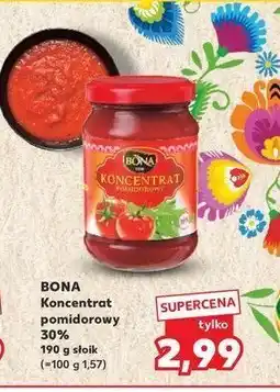 Kaufland Koncentrat pomidorowy 30% Bona oferta