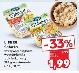 Kaufland Sałatka warzywna z jajkiem Lisner o mamo! oferta