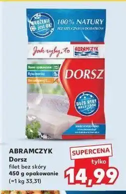 Kaufland Dorsz atlantycki filet bez skóry Abramczyk oferta