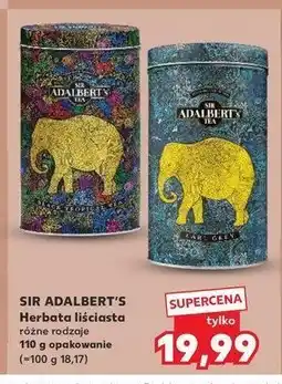 Kaufland Herebata black tropical z kawałkami owoców Adalbert's tea oferta