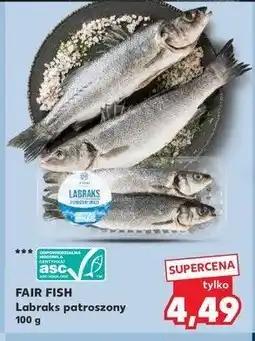 Kaufland Labraks patroszony FAIR FISH oferta