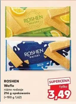 Kaufland Wafelki cytrynowe Roshen oferta