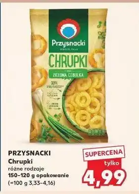 Kaufland Chrupki zielona cebulka Przysnacki oferta