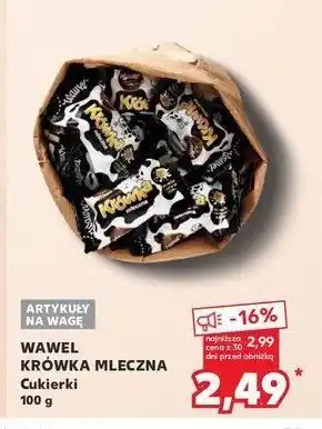 Kaufland Cukierki Wawel krówka mleczna oferta