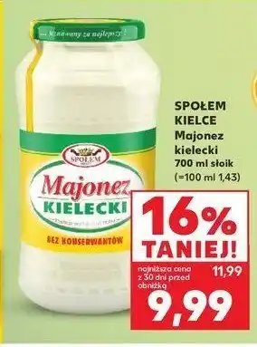 Kaufland Majonez kielecki Społem kielce oferta