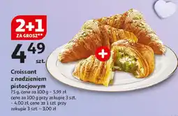 Auchan Croissant z nadzieniem pistacjowym oferta