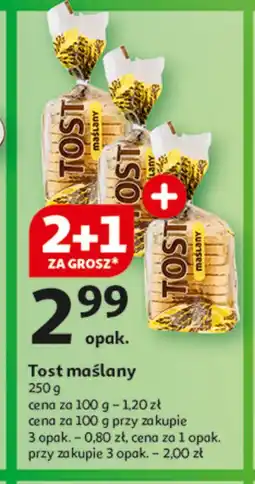 Auchan Chleb tostowy maślany oferta