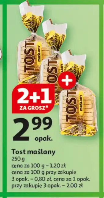 Auchan Chleb tostowy maślany oferta