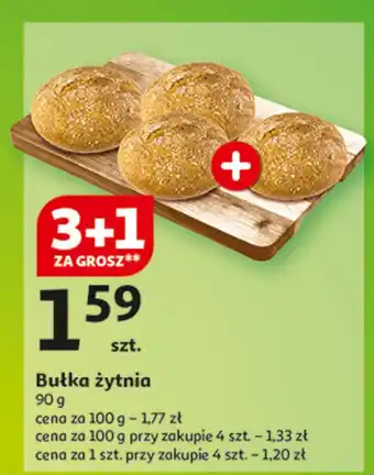 Auchan Bułka żytnia oferta