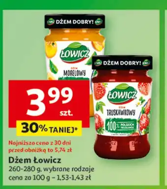 Auchan Dżem truskawkowy Łowicz oferta