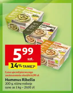 Auchan Hummus pumpkin Ribella oferta