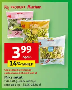 Auchan Mix sałat z sałatą lodową Auchan oferta