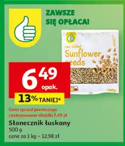 Auchan Słonecznik łuskany Podniesiony kciuk oferta