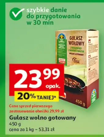 Auchan Gulasz wołowy Auchan pewni dobrego oferta