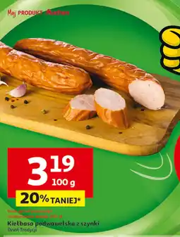 Auchan Kiełbasa podwawelska z szynki oferta