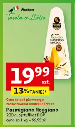 Auchan Parmigiano reggiano Auchan tavola in italia oferta