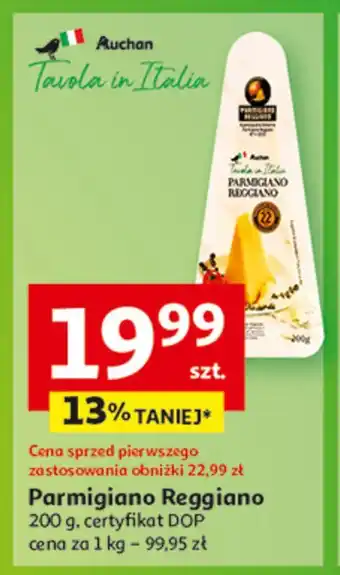 Auchan Parmigiano reggiano Auchan tavola in italia oferta