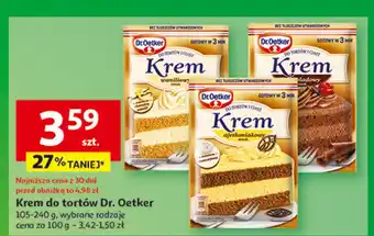 Auchan Krem do tortów waniliowy Dr. oetker oferta