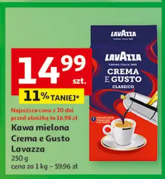 Auchan Kawa Lavazza crema & gusto oferta