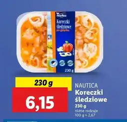 Lidl Koreczki śledziowe po giżycku Nautica Schwartz oferta