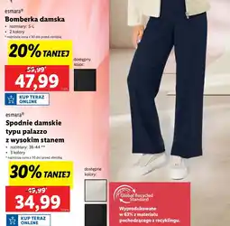 Lidl Spodnie jeans damskie wysoki stan rozm. 36 - 44 Esmara oferta