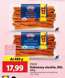 Lidl Kabanosy drobiowe Pikok oferta