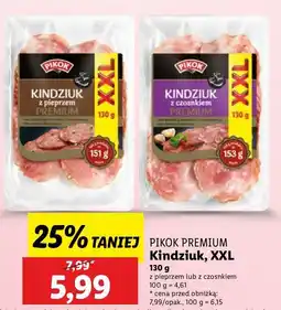 Lidl Kindziuk z pieprzem Pikok oferta