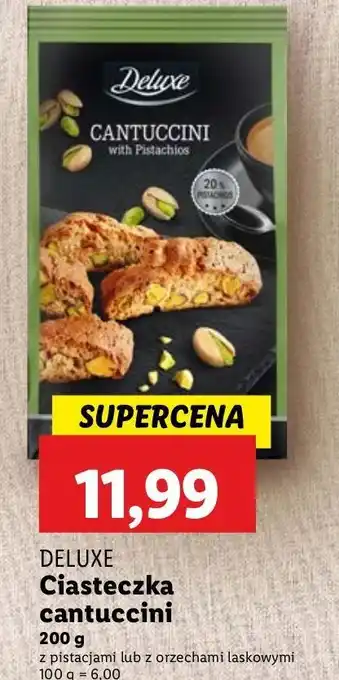 Lidl Ciastka cantuccini z orzechami Deluxe (Schwarz) oferta