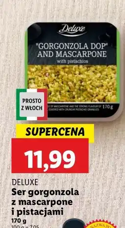 Lidl Gorgonzola mascarpone z pistacjami Deluxe (Schwarz) oferta