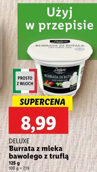 Lidl Ser burrata z truflami Deluxe (Schwarz) oferta