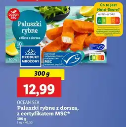 Lidl Paluszki rybne z fileta dorsza Oceansea oferta