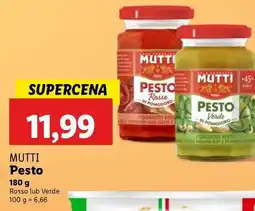 Lidl Pesto verdi Mutti oferta