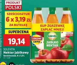 Lidl Nektar jabłkowy Solevita oferta