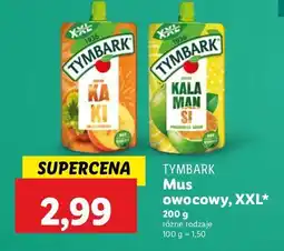 Lidl Mus kalamansi - jabłko pomarańcza Tymbark Energy Vibes oferta