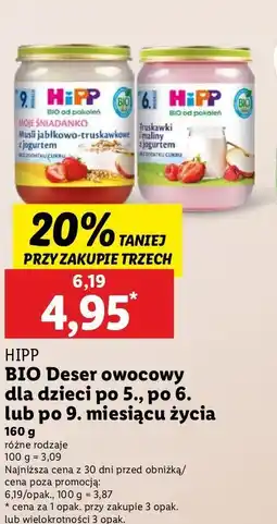 Lidl Truskawki i maliny z jogurtem Hipp Owoce & Jogurt oferta