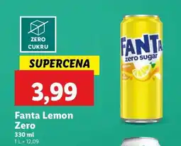 Lidl Napój lemon Fanta Zero oferta