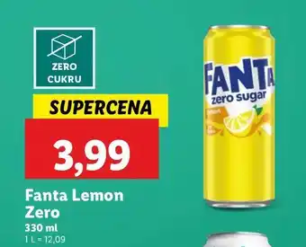 Lidl Napój lemon Fanta Zero oferta