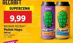 Lidl Piwo pałacowy zibi Recraft Polish Hoppy Hazy Ipa oferta