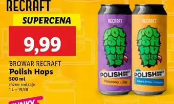 Lidl Piwo pałacowy zibi Recraft Polish Hoppy Hazy Ipa oferta