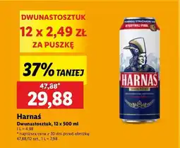 Lidl Piwo Harnaś Jasne Pełne oferta