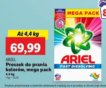 Lidl Proszek do prania Ariel Color oferta