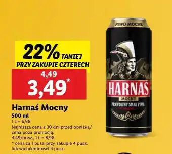 Lidl Piwo Harnaś Mocne oferta