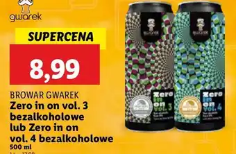 Lidl Piwo zero in on vol. 4 Gwarek oferta